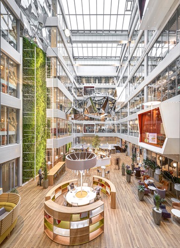 Фото офиса компании «Сбер»